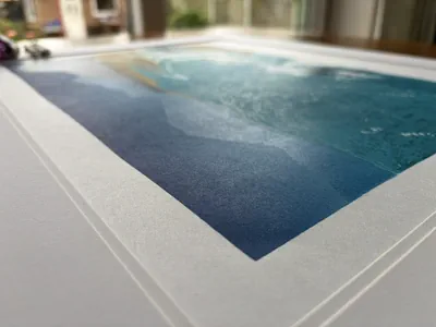 Boundary framed top side view