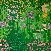 Over a year in the making... "Notes on a Garden" is finally finished. 🌸🌿

525mm x 430mm - now availa…