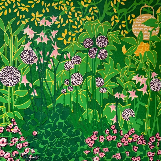 Over a year in the making... "Notes on a Garden" is finally finished. 🌸🌿
525mm x 430mm - now availa…