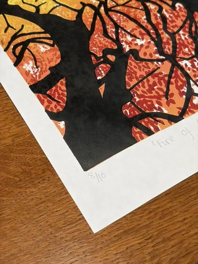 Fire of Autumn edition close up