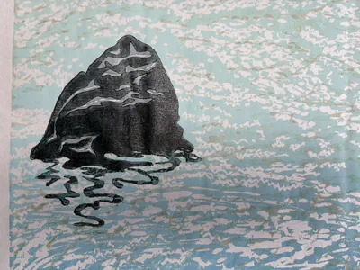 Glimmers of Hope rock close up