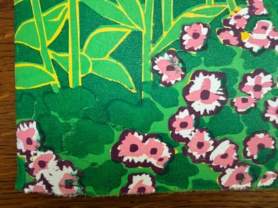 Notes on a Garden corner flowers and foliage close up