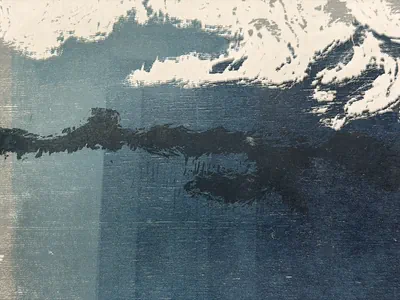 Rain clouds close up